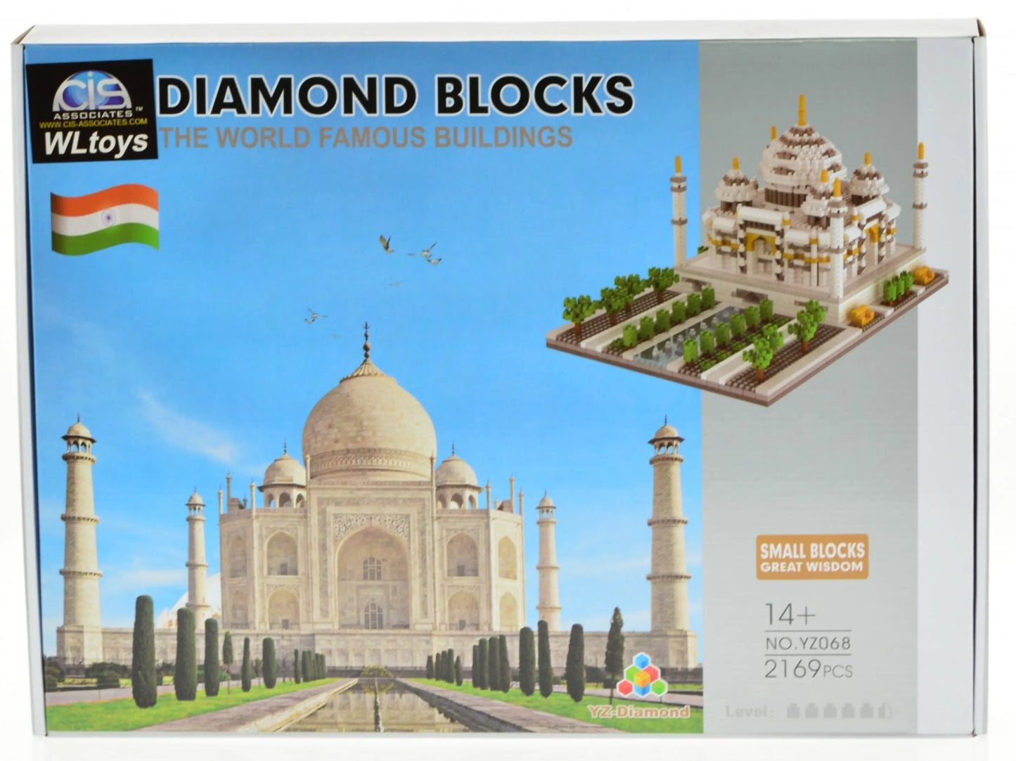 Taj Mahal Micro Block Building Set — 2,169 Pieces | Ages 10+
