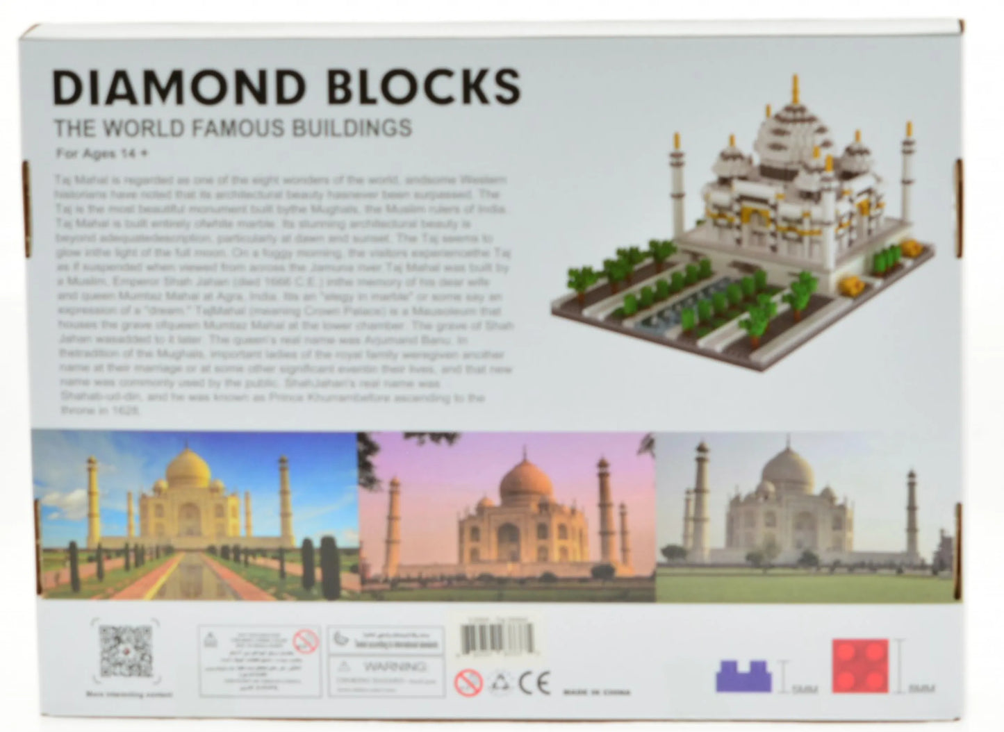 Taj Mahal Micro Block Building Set — 2,169 Pieces | Ages 10+