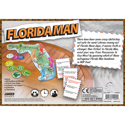 Florida Man: Spot the Fake News Board Game - Ages 17+