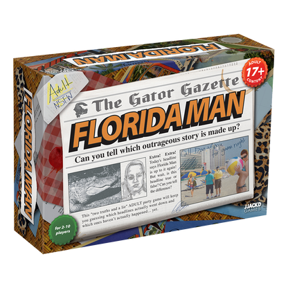 Florida Man: Spot the Fake News Board Game - Ages 17+