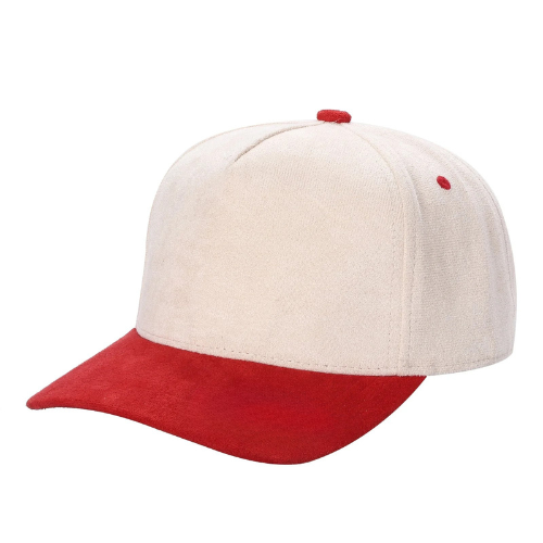 5-Panel Suede Snapback Cap | 29 Colors & Two-Tone Options - Niksstuff