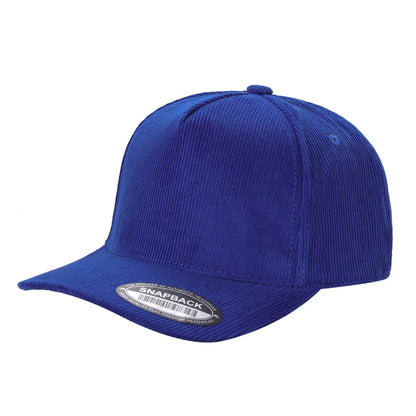 5-Panel Corduroy Snapback Cap | 12 Colors - Niksstuff