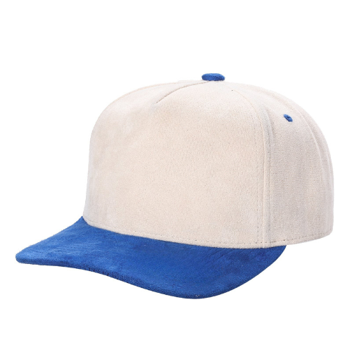 5-Panel Suede Snapback Cap | 29 Colors & Two-Tone Options - Niksstuff