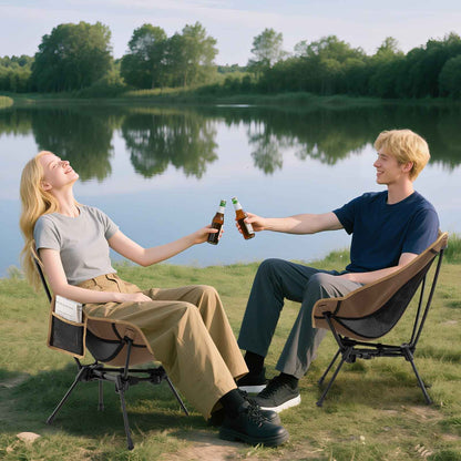 Portable Camping Chair with Compact Carrying Bag