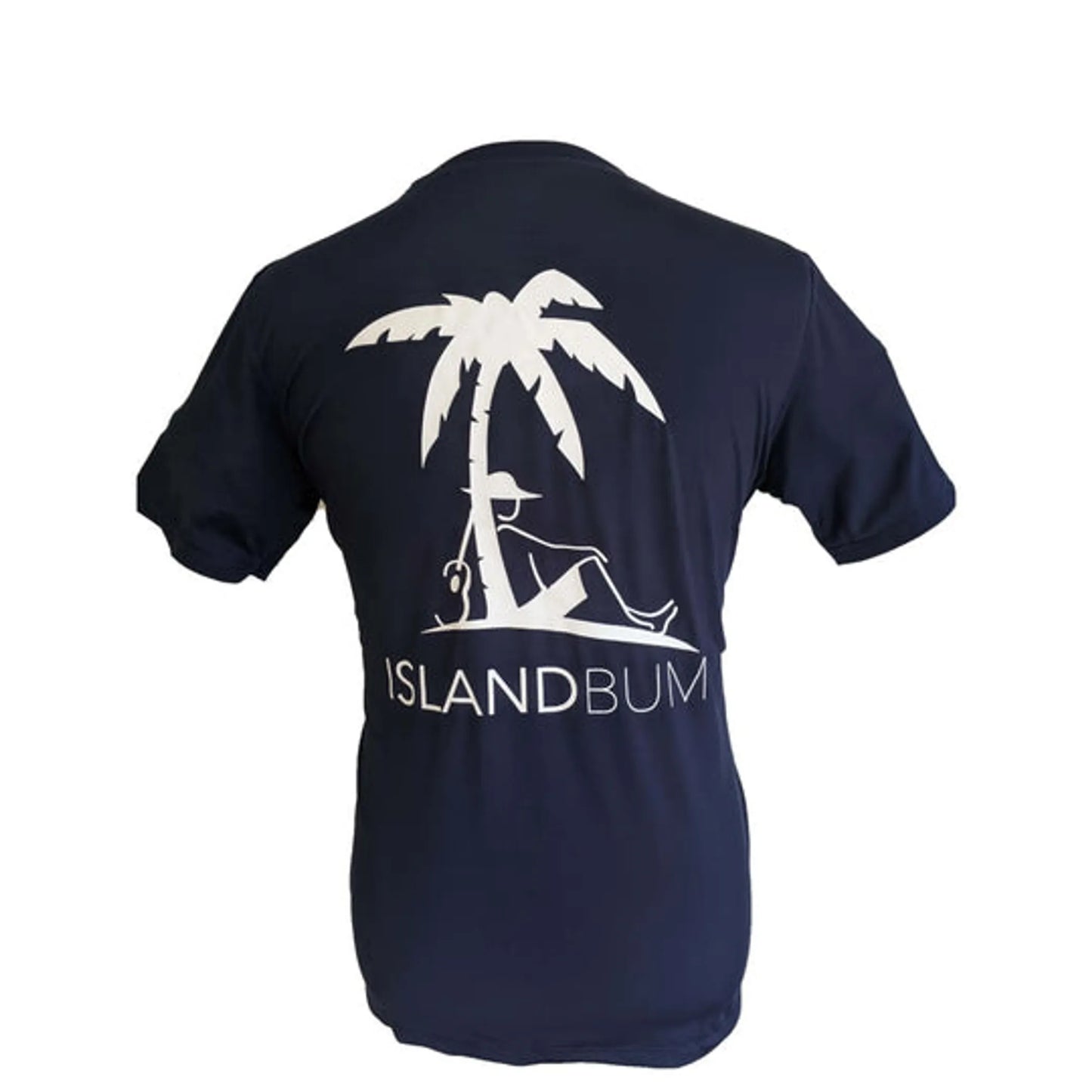 Island Bum UPF 50+ Performance Short Sleeve Shirt | Moisture-Wicking & Breathable | Seafoam & Navy