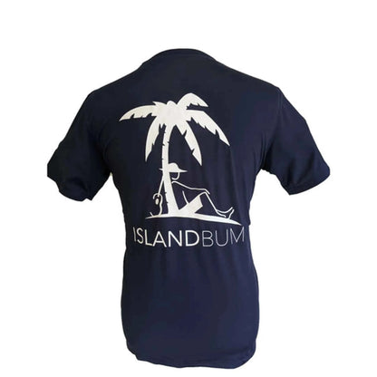 Island Bum UPF 50+ Performance Short Sleeve Shirt | Moisture-Wicking & Breathable | Seafoam & Navy