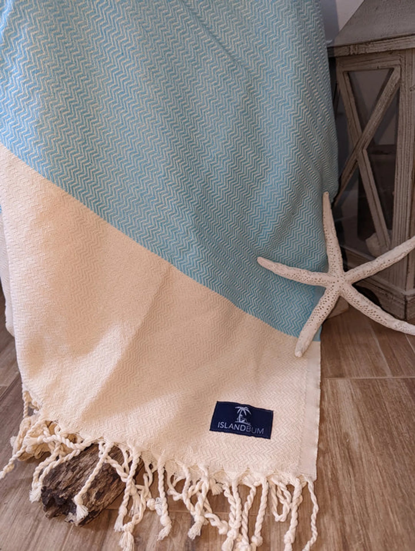 Island Bum Turkish Towel | 38" x 72" | 100% Turkish Cotton | Lightweight & Quick-Dry