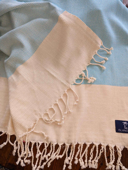 Island Bum Turkish Towel | 38" x 72" | 100% Turkish Cotton | Lightweight & Quick-Dry
