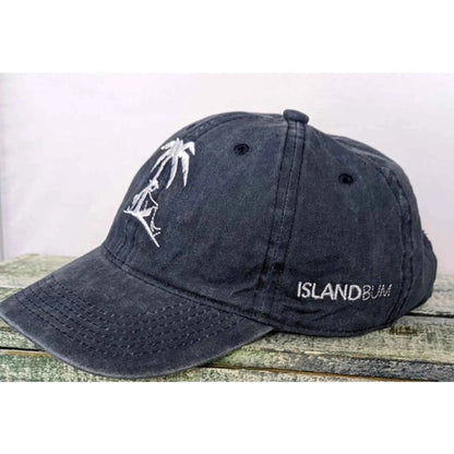 Vintage Distressed Ball Cap | 6-Panel Polo Dad Hat | Pre-Washed | Navy