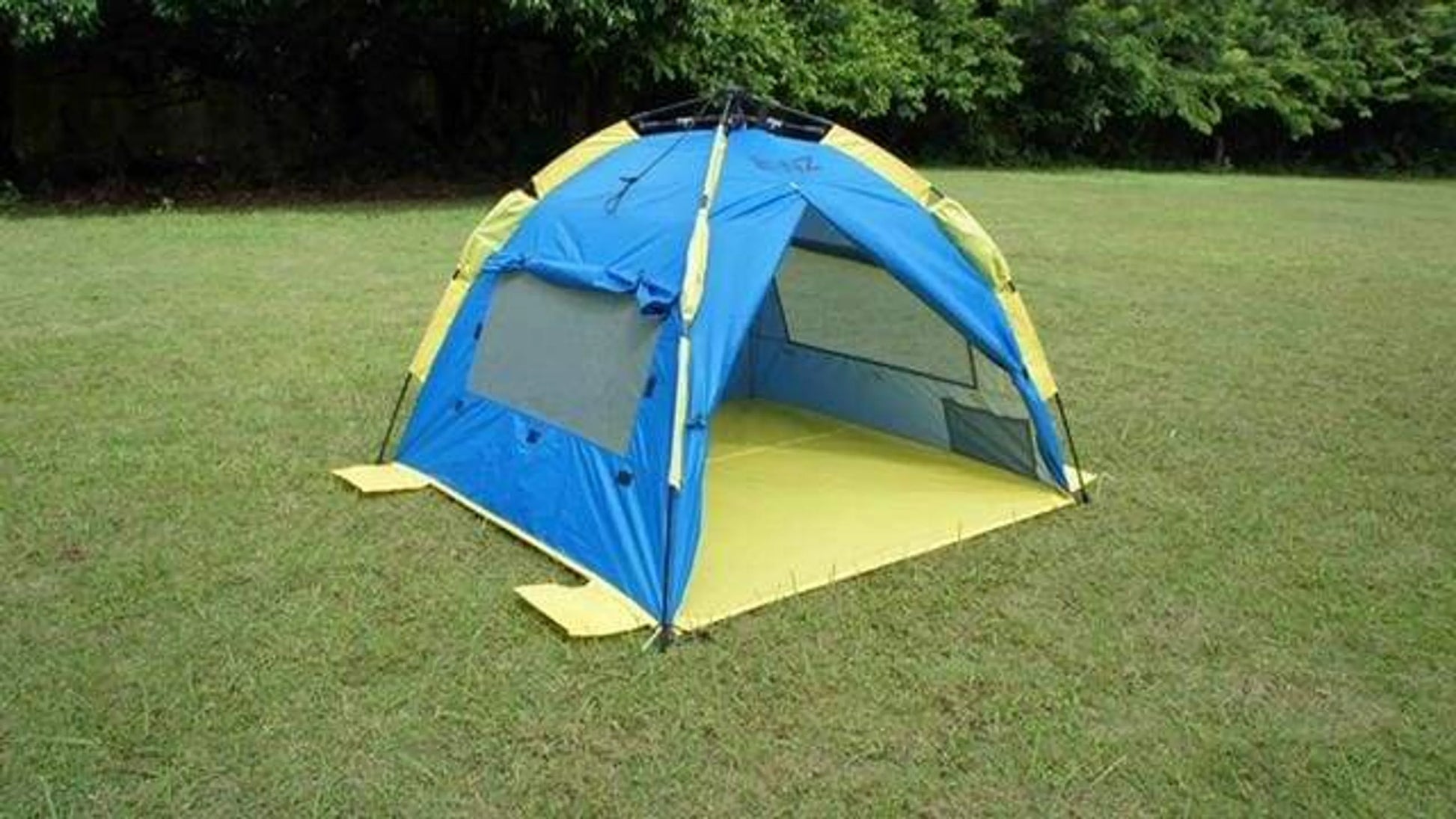 Shelta Sun Shelter UV Tent | UPF50+ | Pop-Up | Fits 2 Adults + 2 Kids | Sand Pockets - Niksstuff