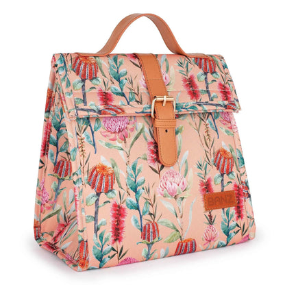 BANZ Insulated Lunch Cooler Bag – Eco-Friendly, Australian Floral Design
