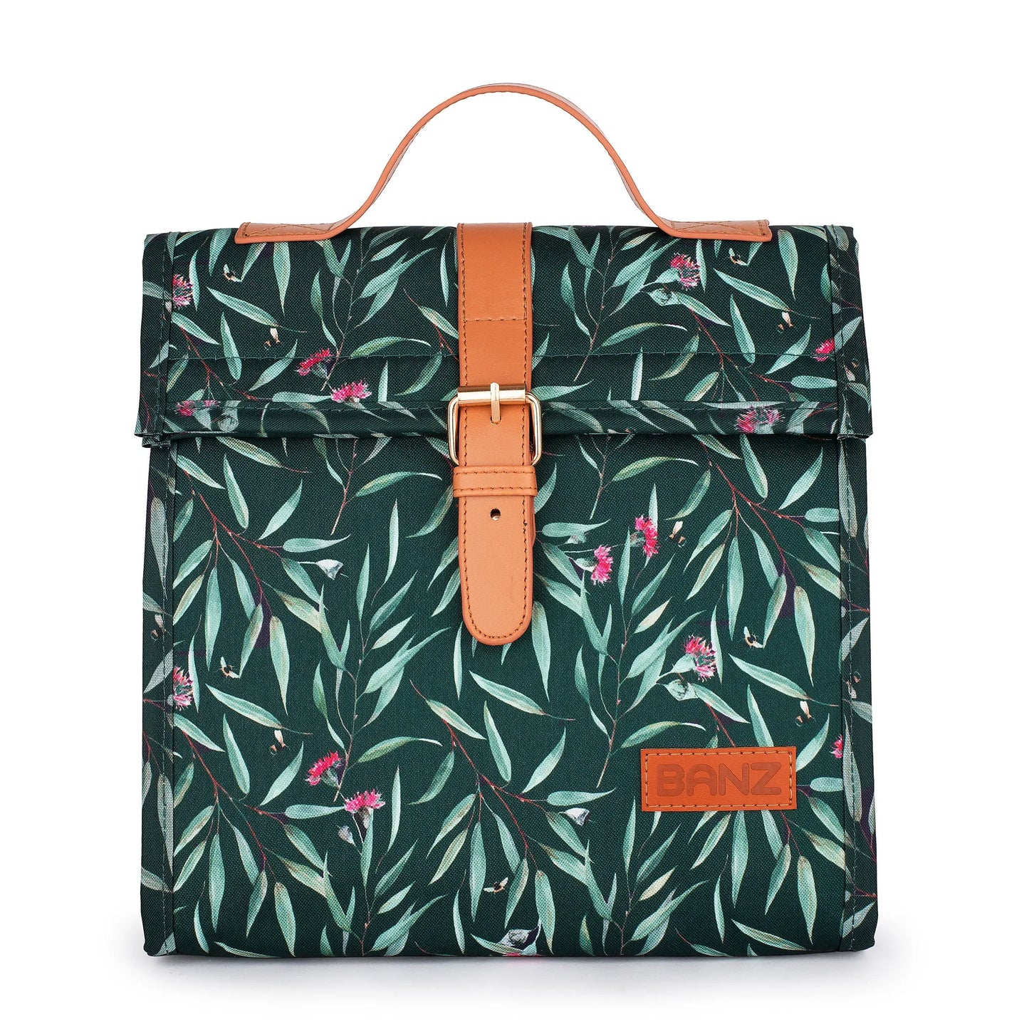 BANZ Insulated Lunch Cooler Bag – Eco-Friendly, Australian Floral Design