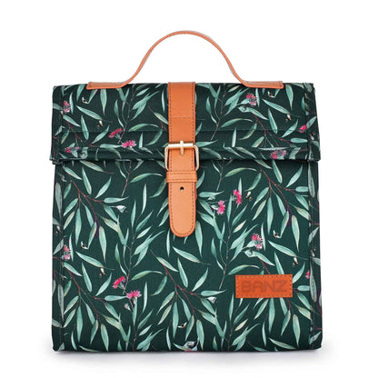 BANZ Insulated Lunch Cooler Bag – Eco-Friendly, Australian Floral Design