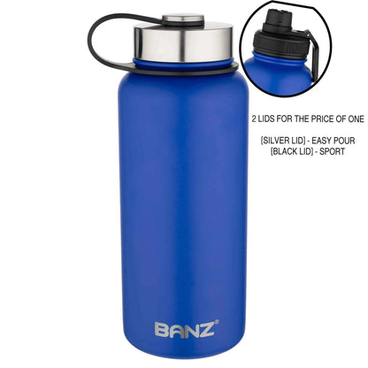 BANZ 32oz Insulated Stainless Steel Water Bottle – Hot & Cold