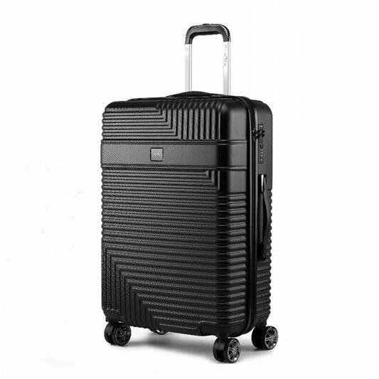 MKF Collection Mykonos Large 24" Check-In Spinner Suitcase | Hard Shell ABS | 4 Colors