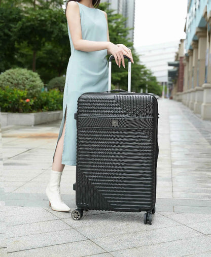 MKF Collection Mykonos Large 24" Check-In Spinner Suitcase | Hard Shell ABS | 4 Colors