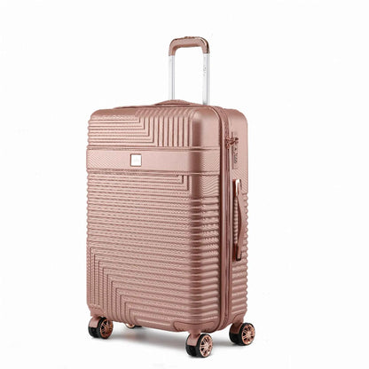 MKF Collection Mykonos Large 24" Check-In Spinner Suitcase | Hard Shell ABS | 4 Colors