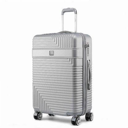 MKF Collection Mykonos Large 24" Check-In Spinner Suitcase | Hard Shell ABS | 4 Colors