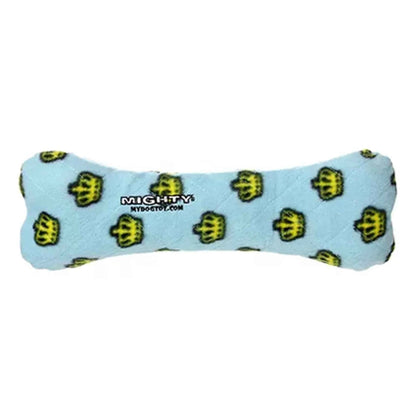 VIP Products Mighty Bone Dog Toy | Super Soft & Strong Plush | Floats & Machine Washable | 4 Colors