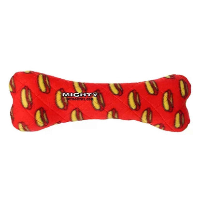 VIP Products Mighty Bone Dog Toy | Super Soft & Strong Plush | Floats & Machine Washable | 4 Colors