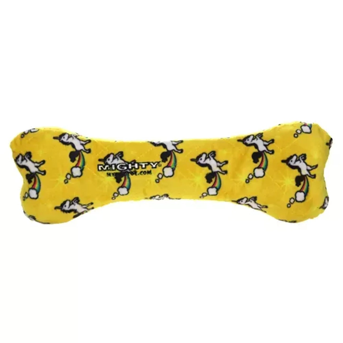 VIP Products Mighty Bone Dog Toy | Super Soft & Strong Plush | Floats & Machine Washable | 4 Colors