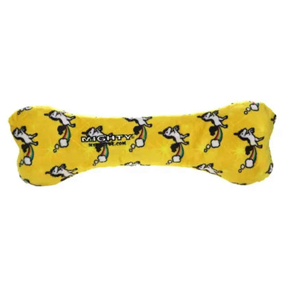 VIP Products Mighty Bone Dog Toy | Super Soft & Strong Plush | Floats & Machine Washable | 4 Colors