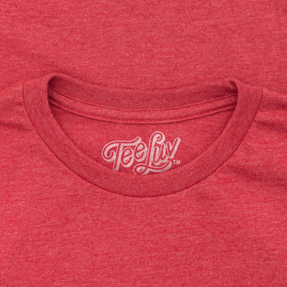 Sugar Daddy "Who's Your Daddy?" T-Shirt | Distressed Logo | Red Heather