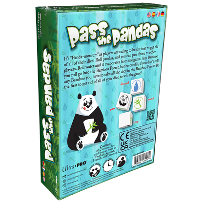 Pass the Pandas Dice Game - 2-5 Players, Ages 6 and Up