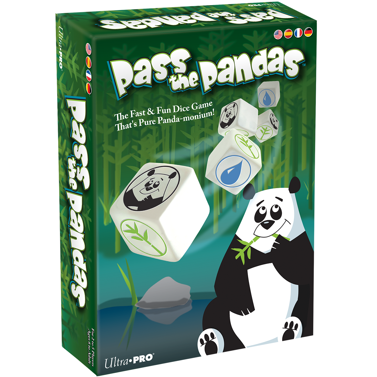 Pass the Pandas Dice Game - 2-5 Players, Ages 6 and Up