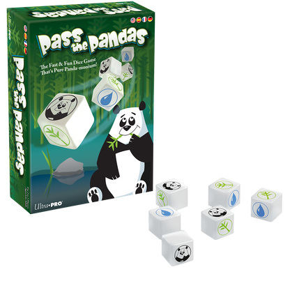 Pass the Pandas Dice Game - 2-5 Players, Ages 6 and Up