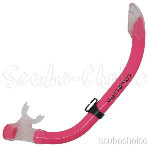Youth Kids Snorkel with Purge Valve & Clear Splash Guard by Scuba Choice - Niksstuff