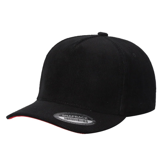 5-Panel Corduroy Snapback Cap | 12 Colors - Niksstuff