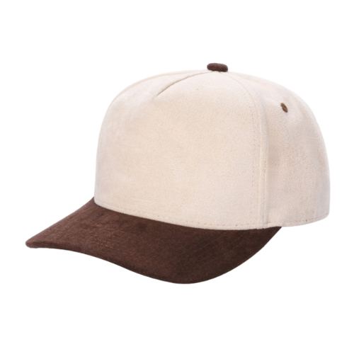5-Panel Suede Snapback Cap | 29 Colors & Two-Tone Options - Niksstuff