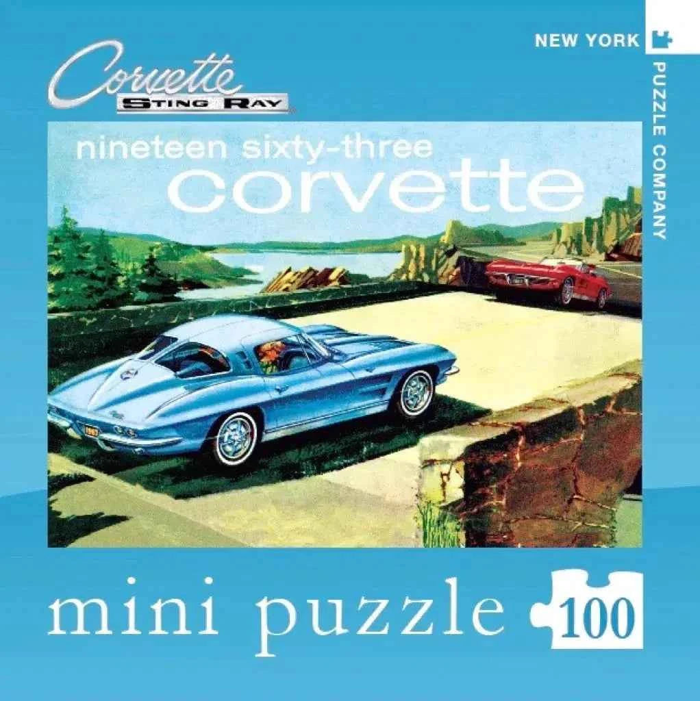 1963 Corvette Sting Ray 100 Piece Mini Jigsaw Puzzle | Made in USA