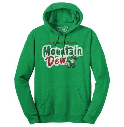 Mountain Dew "It'll Tickle Yore Innards" Pullover Hoodie | Kelly Green