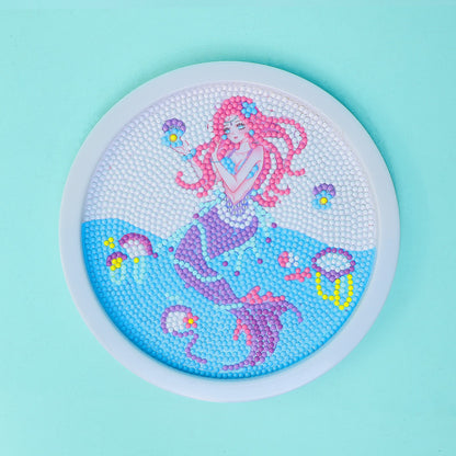 Diamond Art Kit for Kids | 5 Designs – Dino, Dog, Mermaid & Unicorn - Niksstuff