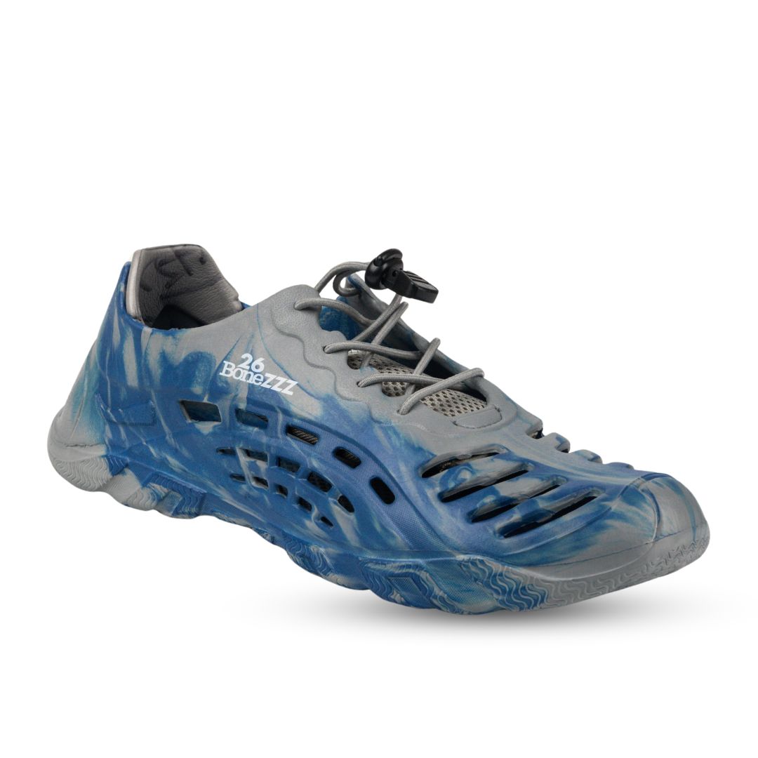 BoneZZZ Wavez Water Shoes - Lightweight EVA with Bungee Lacing