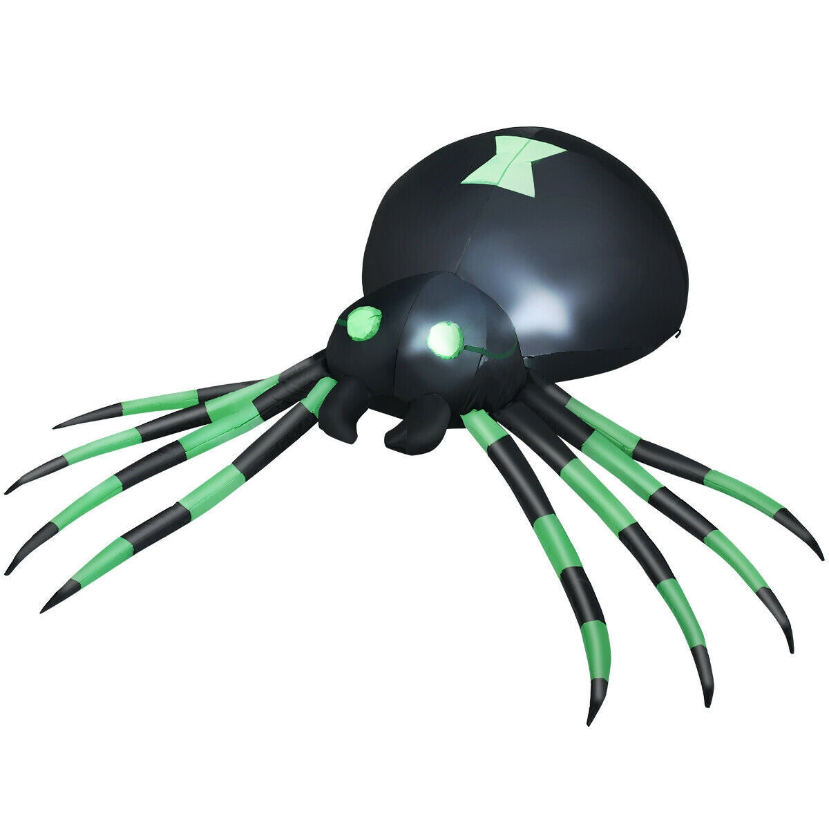 6 Feet Halloween Inflatable Spider with LED Lights
