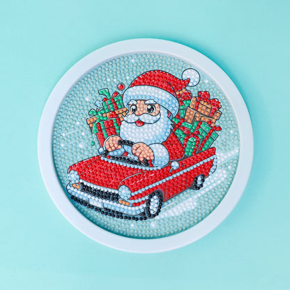 Diamond Art Kit | Christmas Themes – Santa, Puppy & Unicorn | Ages 6+ - Niksstuff