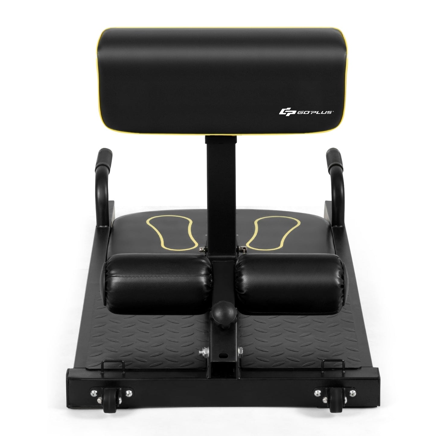 8-in-1 Home Gym Squat Machine | 220 lb Capacity | 9-Level Adjust | Iron Frame | Wheels | Full-Body