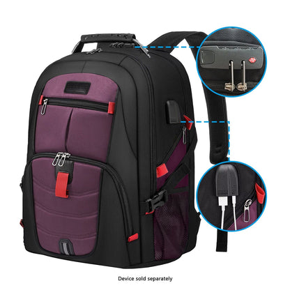 Sahara Anti-Theft Travel Laptop Backpack | USB Charging | Fits up to 17.3" | 4 Colors