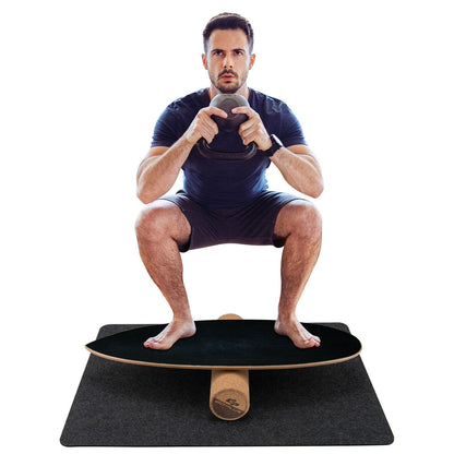 Balance Board Trainer for Core Strength | Surfing Skiing Yoga - Niksstuff