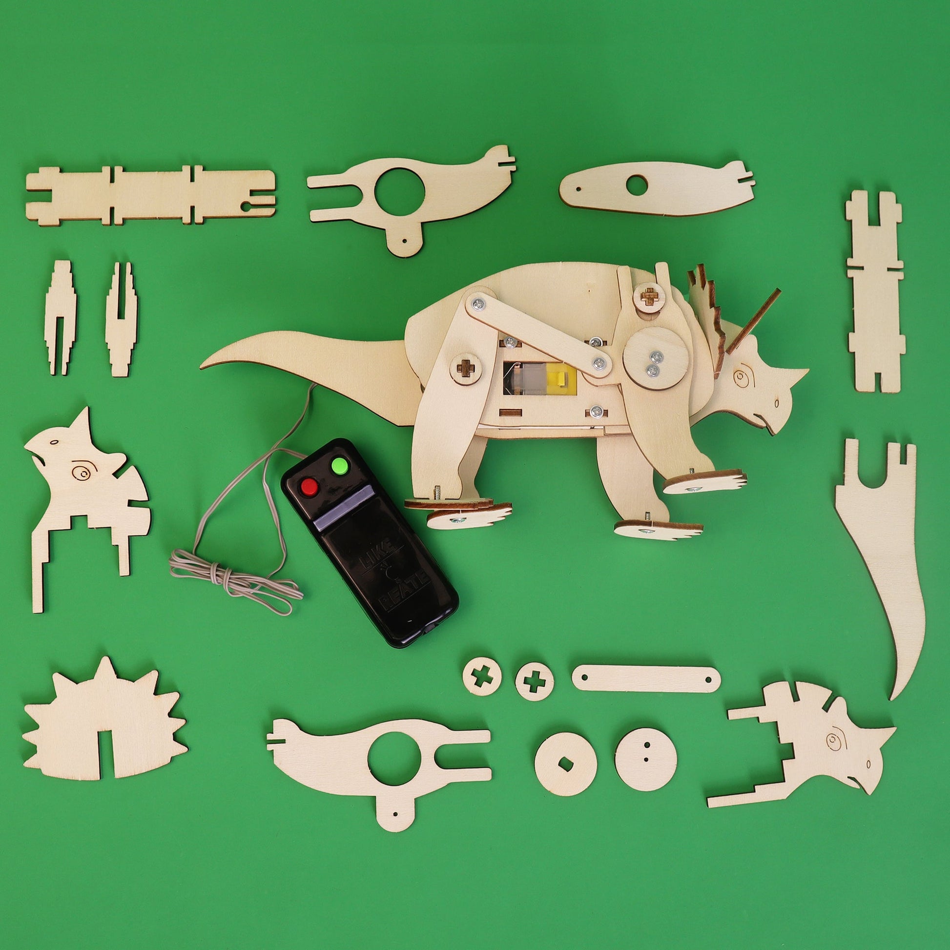 Triceratops Robot DIY Kit | Educational STEM Toy for Kids 8+ - Niksstuff