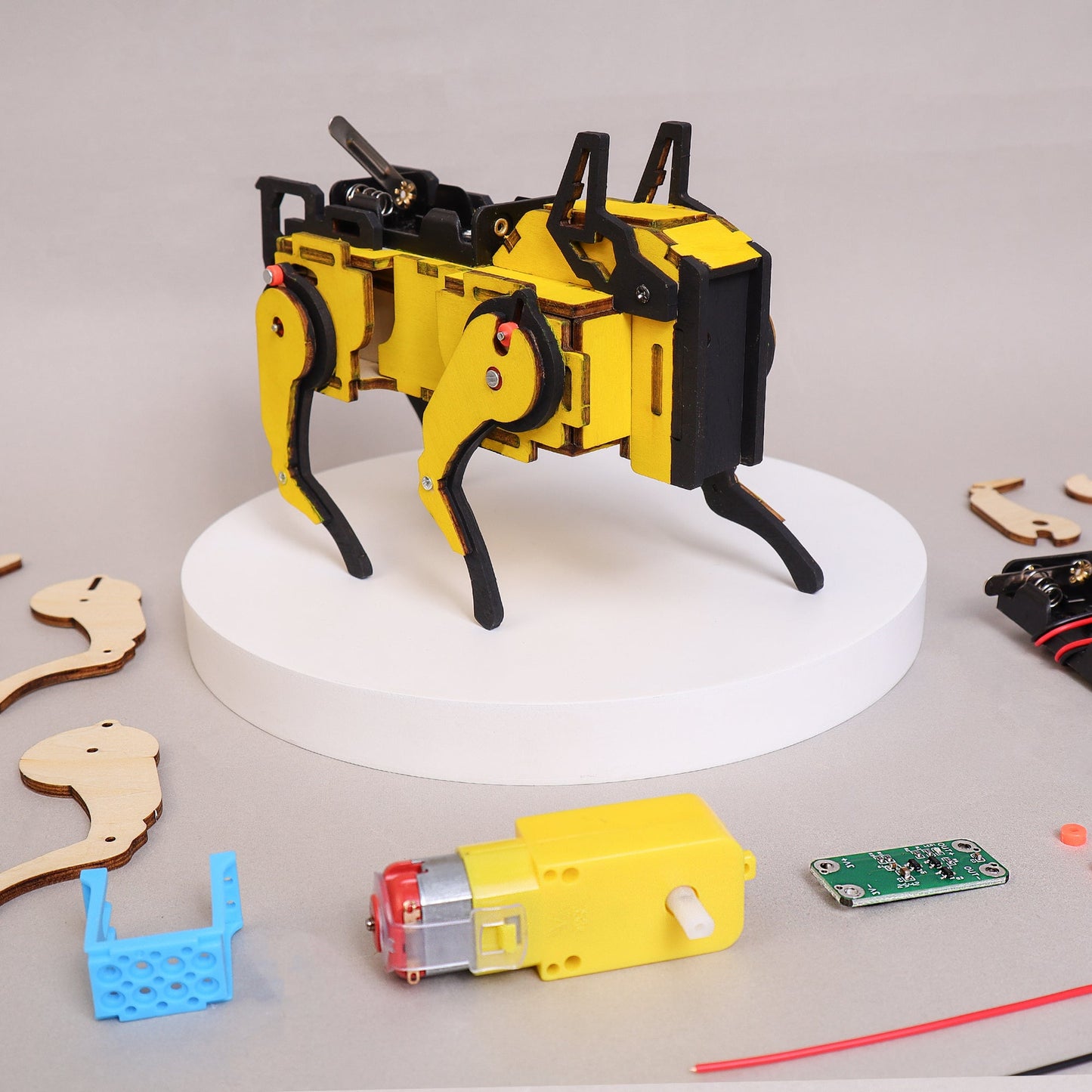 Robot Dog STEM Kit | Sound-Activated DIY Toy for Kids Ages 8+ - Niksstuff