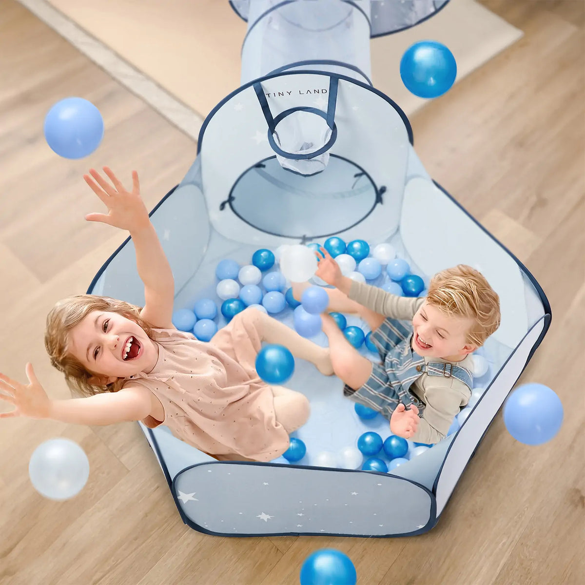 Tiny Land Ocean Balls, 200-Piece Set – Neutral Tones