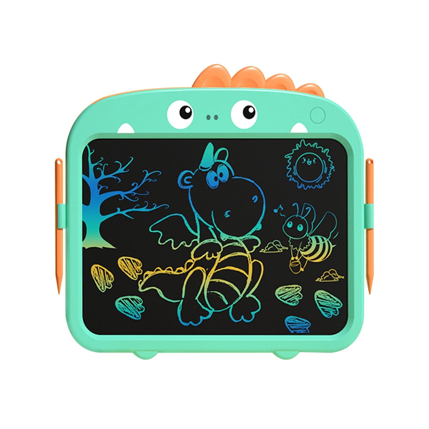 Kids LCD Writing Tablet 13.5" | Large Color Display | One-Click Erase | Waterproof | Teal, Yellow or Pink