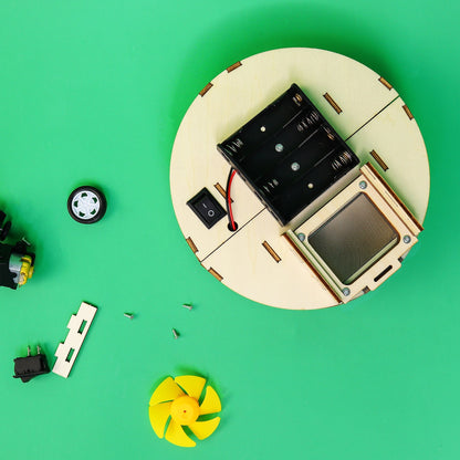 DIY Robot Vacuum Kit | Autonomous Robotics STEM Toy for Kids 8+ - Niksstuff