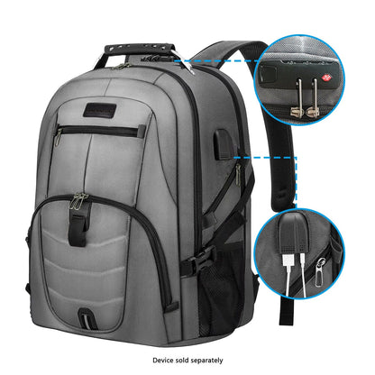 Sahara Anti-Theft Travel Laptop Backpack | USB Charging | Fits up to 17.3" | 4 Colors