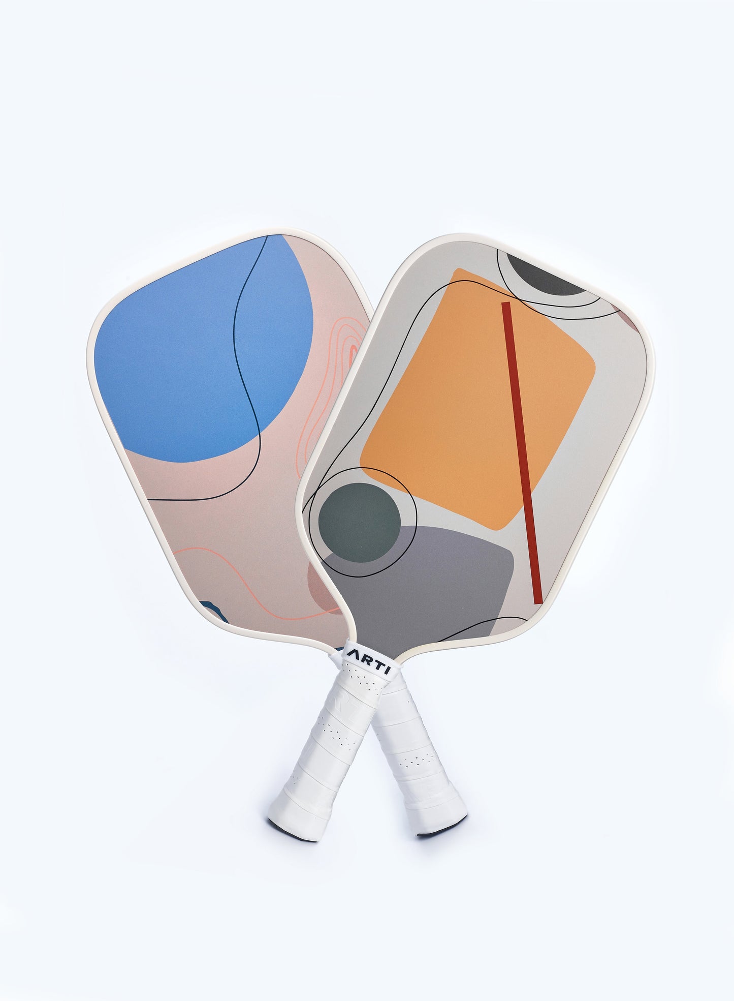 ARTI Horizon Duo Pickleball Paddle Set | 2 Fiberglass Paddles + 4 Balls + Bag | USAPA Approved | 16mm Core - Niksstuff