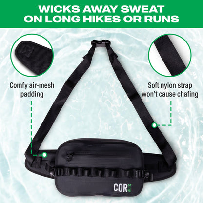 Waterproof Waist Pack 2.5L | Submersible Fanny Pack | COR Surf - Niksstuff